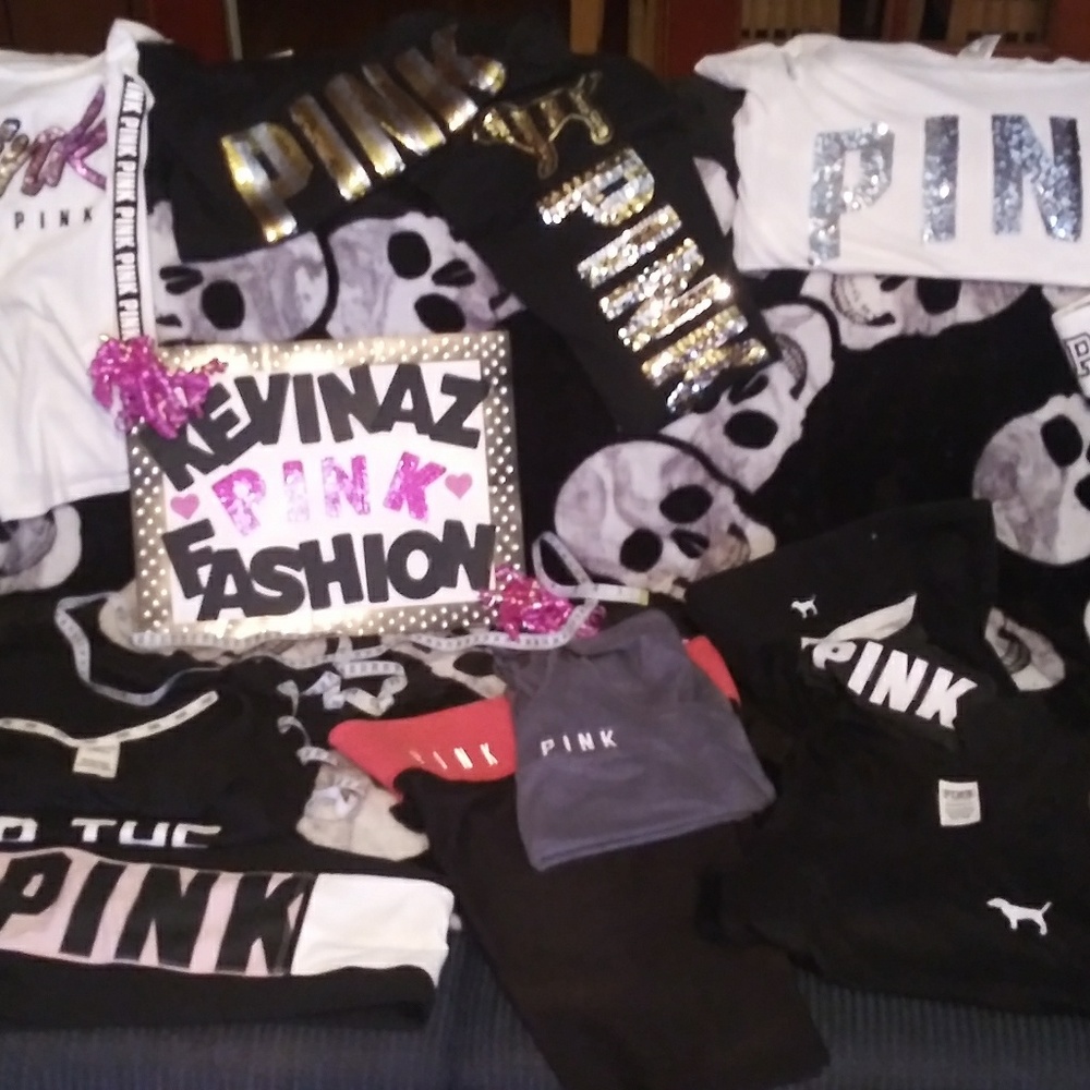 30 piece Pink by Victoria's Secret bling lot